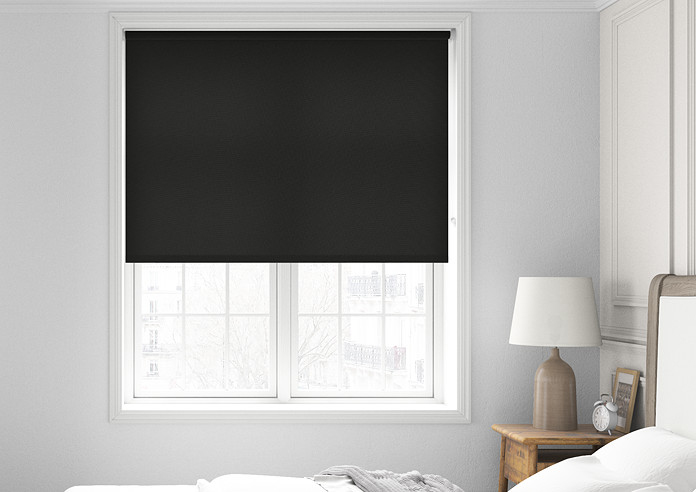 Bari SPC, Noir - Twist&Fit Roller Blind - Image 3